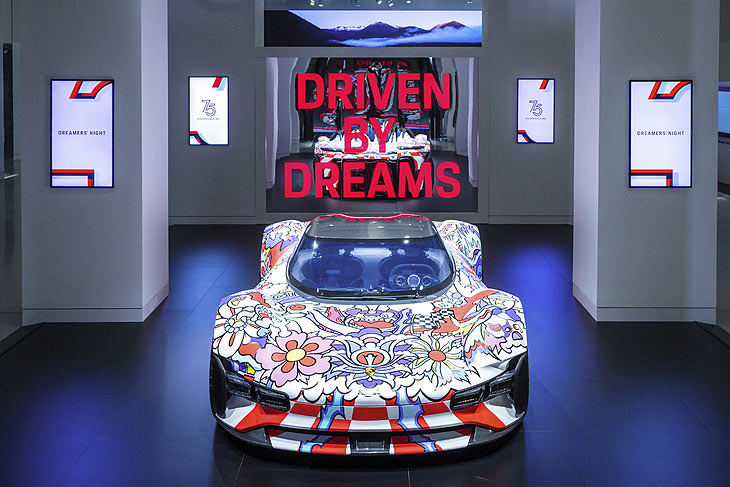 "Dreamers Night" - Eröffnung Sonderausstellung „Driven by Dreams. 75 Jahre Porsche Sportwagen“ im „DRIVE. Volkswagen Group Forum“ in Berlin am 25.01.2023 (©Foto:Porsche AG)